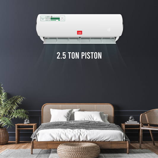 2.5 Ton Split Air Conditioner, Piston Compressor, 30000 BTU, Turbo Cooling