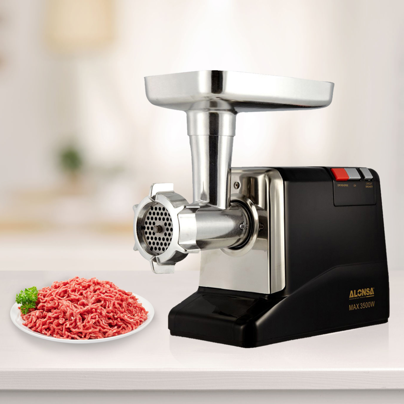 Commercial grade meat clearance grinder