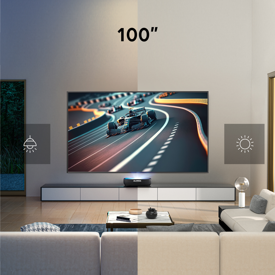 Alonsa 100 inch UHD SMART LASER LED TV