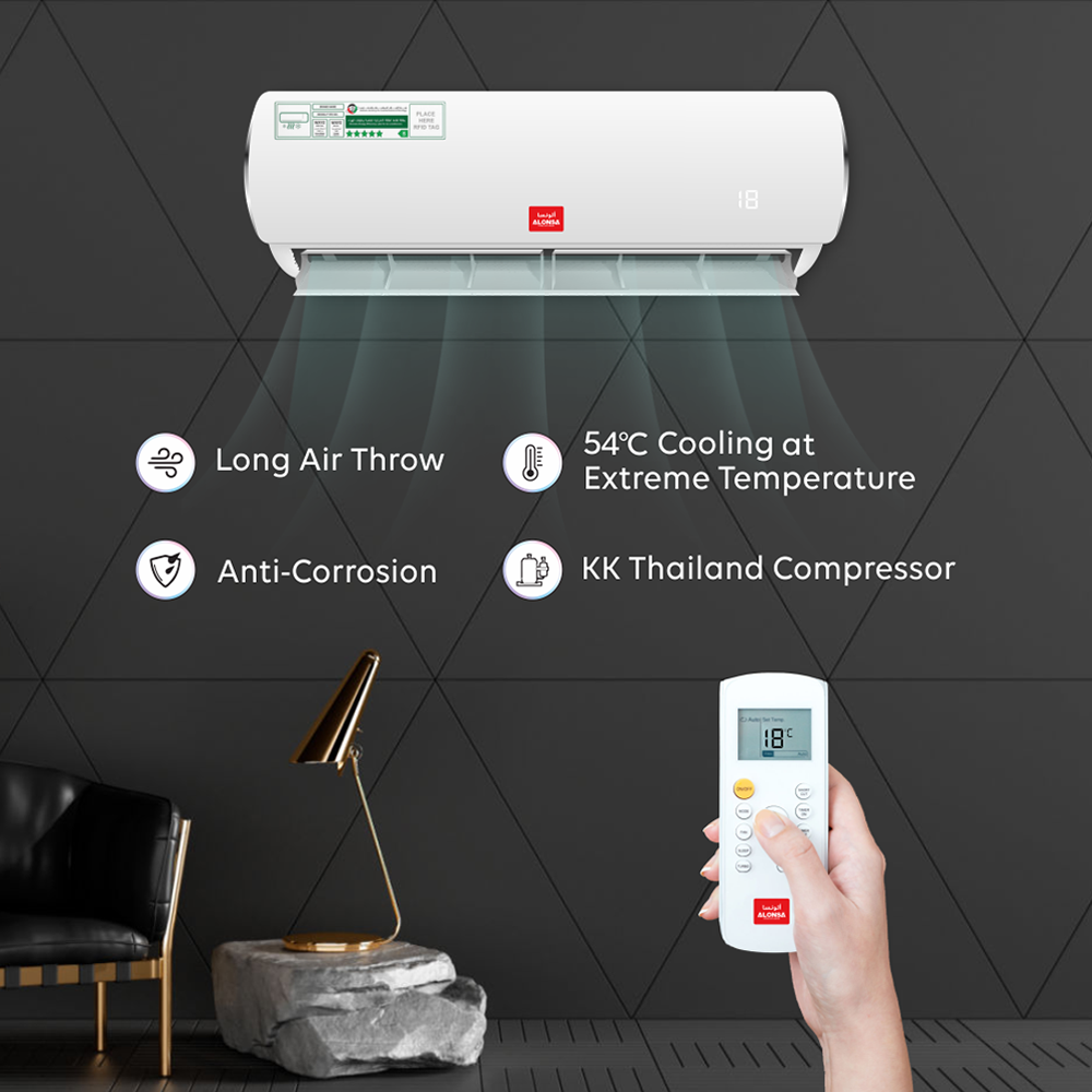 2 Ton Split Air Conditioner Piston Compressor 22800 BTU High Performance